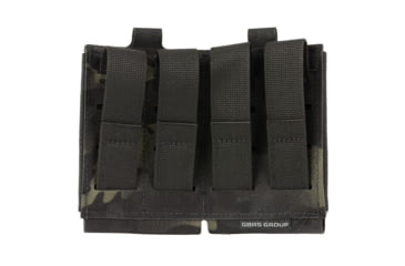 Image of Gbrs Group Gear GBRS Group Double Rifle Magazine Pouch - Bungee Retention, GEAR-DRMP-5.56-BR-MCB