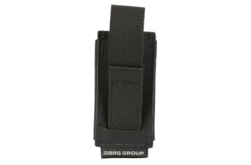 Image of Gbrs Group Gear GBRS Group Single Pistol Magazine Pouch - Bungee Retention, GEAR-SPMP-BR-BLK