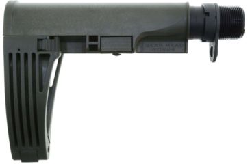 Image of Gear Head Works Tailhook Mod 2, Pistol Stabilizing Brace, Telescoping, OD Green, GHW-45