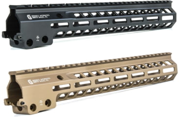 Image of Geissele MLOK MK14, 13.5 Inch Super Modular Rail, Black, Desert Dirt Color