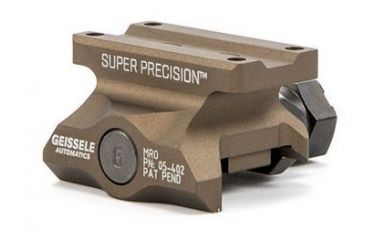Image of Geissele Super Precision MRO Series Scope Mount,Absolute Co-Witness,Desert Dirt Color 05-402S