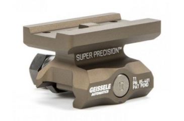 Image of Geissele Super Precision T1 Series Scope Mount,Absolute Co-Witness,Desert Dirt Color 05-401S