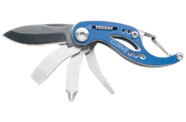 Image of Gerber Curve Multifunction Keychain Tool, Blue - Box Pack