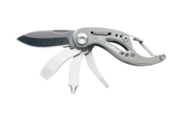 Image of Gerber Curve Multifunction Keychain Tool, Gray - Clam Pack