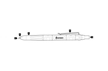 Image of Gerber Impromptu Tactical Pen 31-001880