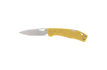 Image of LST Mustard Yellow 2.5 Inch Plain Satin Modified Clip Point