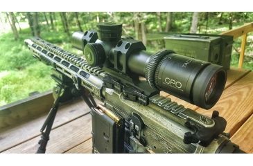 Image of German Precision Optics GPOTAC 8X 1-8x24i Rifle Scope, Horseshoe Reticle, Black Matte RT820