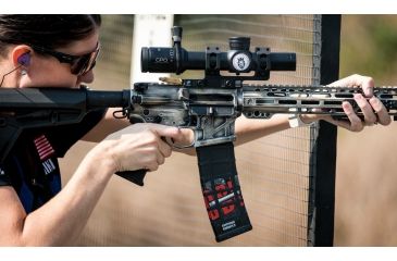 Image of German Precision Optics GPOTAC 8X 1-8x24i Rifle Scope, Horseshoe Reticle, Black Matte RT820