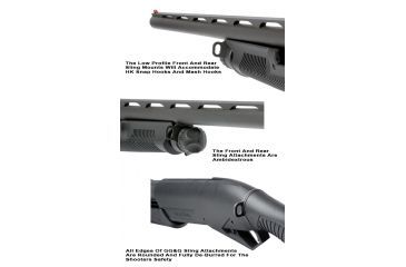 Image of GG&amp;G Benelli Nova/Supernova Front Looped Sling Attachment, Black GGG-1692