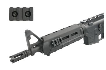 Image of GG&amp;G M-LOK Three Slot Accessory Rail, Black GGG-1797