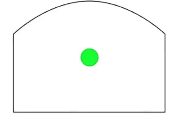 Image of Gideon Optics Granite RMR Competition 1x 28.33x22.5mm Reflex Red Dot Sight, 8 MOA Green Dot Reticle, Black, GTRMR-CO-gn
