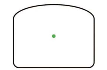 Image of Gideon Optics Judge II 20x18mm Reflex Red Dot Sight, 3 MOA Green Dot, Black, JD20GN