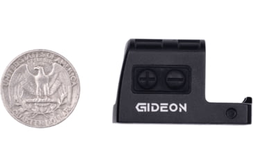 Image of Gideon Optics Valor Mini Micro 1x 20.5x16mm Reflex Red Dot Sight, 3 MOA Dot Reticle, Black, VLMINI-RD