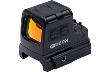 Image of Gideon Optics Valor Mini Micro 1x 20.5x16mm Reflex Red Dot Sight, 3 MOA Dot Reticle, Black, VLMINI-RD