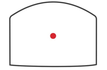 Image of Gideon Optics Valor Mini Micro 1x 20.5x16mm Reflex Red Dot Sight, 3 MOA Dot Reticle, Black, VLMINI-RD