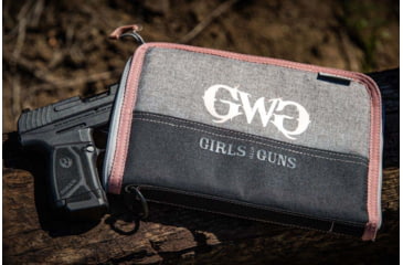 Image of Girls With Guns 9072 Roses Are Gold Made Of Polyester With Gray Finish &amp; Rose G