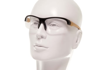 Image of Girls With Guns Devotee Protective Shooting Safety Glasses, Gold/Brown Frame, Clear Lenses, One Size, 2371