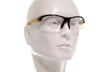 Image of Girls With Guns Devotee Protective Shooting Safety Glasses, Gold/Brown Frame, Clear Lenses, One Size, 2371