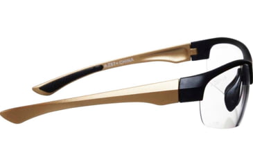 Image of Girls With Guns Devotee Protective Shooting Safety Glasses, Gold/Brown Frame, Clear Lenses, One Size, 2371