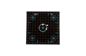 Image of Girls With Guns Gwg Splash Adhesive Sight Grid Target, Teal/Black, 12X12, 15280