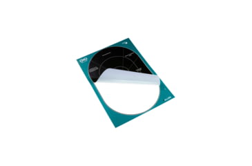 Image of Girls With Guns Gwg Splash Self-Adhesive Oval Handgun Trainer Paper Target, Teal/Black, 12X18, 15283