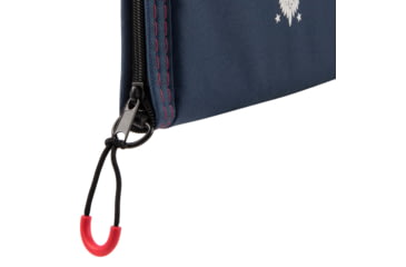 Image of Girls With Guns Handgun Cases, 10 in Long, Full-Size, Lockable Keyring, Ultra-Soft Lining, Foam Padding, Navy w/GWG Freedom Graphic, 9071