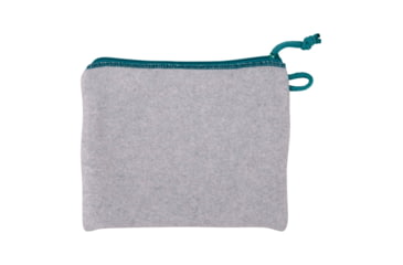Image of Girls With Guns Knit Fabric Handgun Storage Pouch w/Writable ID Label, Lockable Keyring, Zipper Closure, 7x9in, Fleece Lining, Full Size Interior, Gray/Blue Accents, 9074