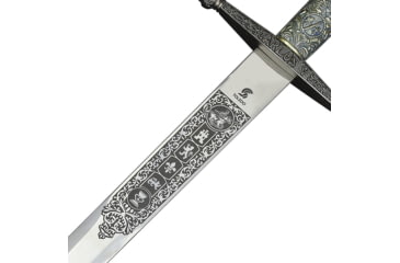 Image of Gladius Charles V Sword, 40.5in Overall, 32.25in Satin Stainless Blade, Metal Alloy Handle, 272