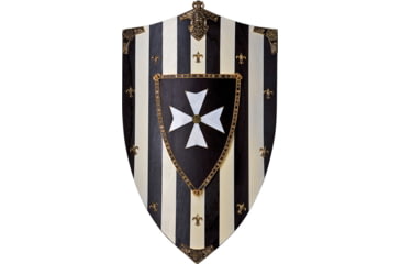 Image of Gladius Hospitaliers Wooden Shield, 28.5 x 18.75, 877