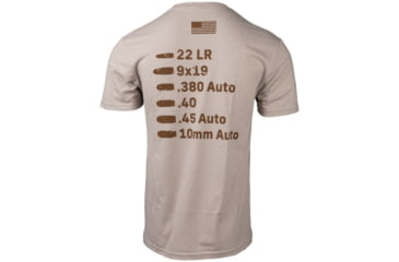 Image of Glock Caliber Graphic T-Shirt - Men's, Tan, Large, AP96374