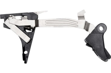 Image of Glock OEM Flat Faced .22 LR Performance Trigger, Glock 44, Silver/Black, 75580