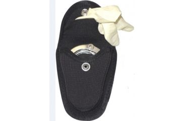 Image of Gould &amp; Goodrich Handcuff Case/Glove Pouch, Black Ballistic Nylon, X80