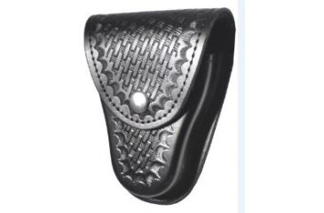 Image of Gould &amp; Goodrich K-Force K80 Handcuff Case/Glove Pouch, Black Weave, Standard Hardware, K80W