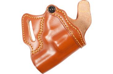 Image of Gould &amp; Goodrich Small of Back Concealment OWB Belt Holster, Ruger SP101/1.88-3in BBl Revolvers, Right Hand, Chestnut Brown, 806-42