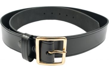 Image of Gould &amp; Goodrich Pants Garrison Belt, 38, Brass Buckle, Black, B52-38BR
