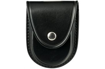 Image of Gould &amp; Goodrich Round Bottom Handcuff Case, Nickel, Black, B580