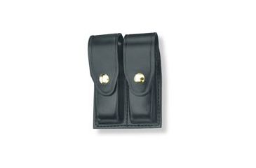 Image of Gould &amp; Goodrich Double Magazine Case w/Snap Closure, Brass Snap - Beretta 92/96, Black, B627-3BR