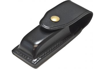 Image of Gould &amp; Goodrich Leather Single Magazine Case, Brass Snap - Glock 17/19/22, Black, B628-7BR