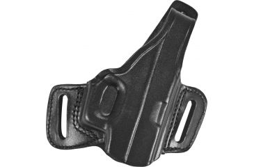 Image of Gould &amp; Goodrich Slide Leather Thumb Break OWB Belt Hoslter, Glock 17/19/23 &amp; Similar, Right Hand, Black, B809-G17