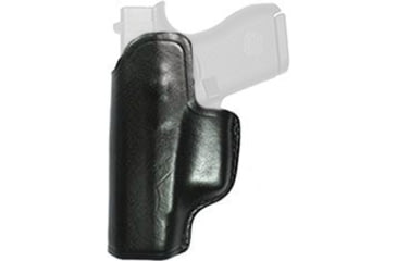 Image of Gould &amp; Goodrich Genuine Leather Body Armor Backup Off Body Holster, Glock 42, Right Hand, Black, B898-1