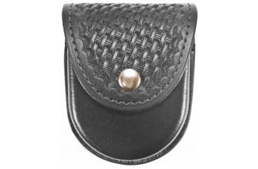 Image of Gould &amp; Goodrich K-Force Double Handcuff Case, Brass, Black Weave, K596WBR