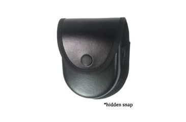 Image of Gould &amp; Goodrich L-Force Double Handcuff Case, Hidden Snap, Black, L596HS
