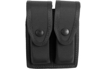 Image of Gould &amp; Goodrich Ballistic Nylon Double Magazine Case, Glock 17/19, Black Ballistic Nylon, X627-7