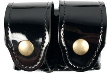 Image of Gould &amp; Goodrich Speedloader Case, Brass Snap, Hi-Gloss, H162CLBR