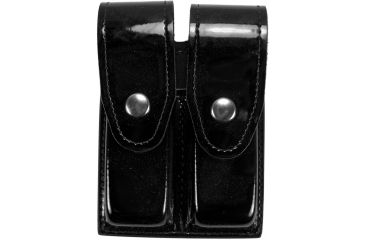 Image of Gould &amp; Goodrich Double Magazine Case, Nickel Snap - Colt 1911 Single Stack &amp; Similar, Hi-Gloss, H627-2CL
