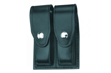 Image of Gould &amp; Goodrich Double Magazine Case, Brass Snap - Colt 1911 Single Stack &amp; Similar, Hi-Gloss, H627-2CLBR