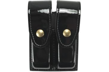 Image of Gould &amp; Goodrich Double Magazine Case, Brass Snap - Glock 20/21 &amp; Similar, Hi-Gloss, H627-4CLBR
