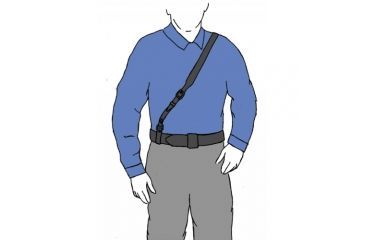 Image of Gould &amp; Goodrich Shoulder Strap, 22, Standard Hardware, Black, B99-22