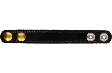Image of Gould &amp; Goodrich Hi-gloss Belt Keeper, Double Snap, Brass - PMI-BR