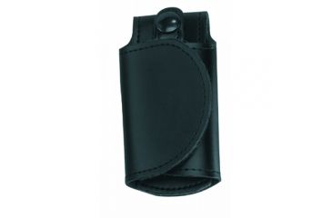 Image of Gould &amp; Goodrich Leather Silent Key Holder, Black Weave, B598W